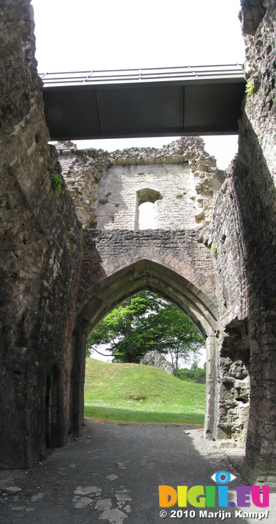 SX14662-14665 View from gatehouse St Quentin's Castle, Llanblethian, Cowbridge